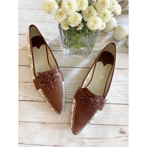 NEW Alexandra Neel Italian Leather Flat EU 40 US 10 - Picture 1 of 13
